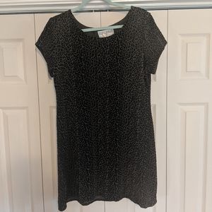 Vintage cheetah print dress